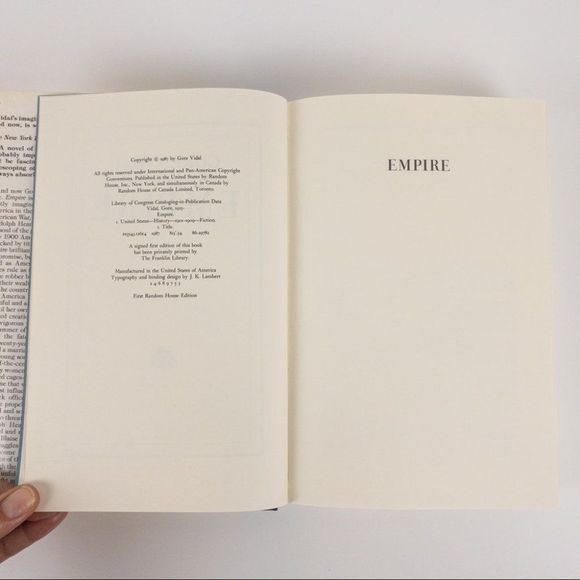 2/$30 - Empire by Gore Vidal - Picture 4 of 10